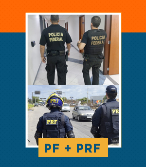 Combo - Agente da PF + Polícia Rodoviária Federal - PRF (Pré-Edital)